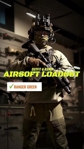 Ranger Green Airsoft Loadout Basics