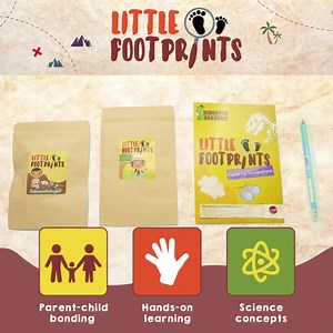 Go on an adventure with your little one at KidsSTOP with our Little Footprints trail kit! Each kit comes with an activity book and 2 hands-on activities specially desi | Kids STOP Singapore