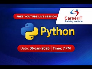Python for Beginners – FREE Live Session CareerIT Hands On Training