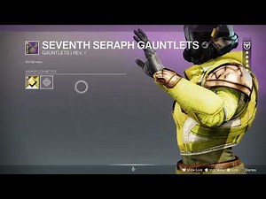 Destiny 2 Final Update Get Equip 7th Seraph Armor for Rasputin Reprisal for Detonation Heal
