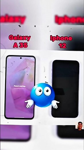 🎯“Galaxy A35 vs iPhone 12: Speed Test Showdown ⚡🔥”#shorts