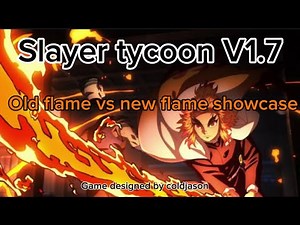 NEW FLAME BREATHING IN SLAYER TYCOON 🔥//old vs new