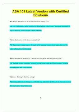 ASA 101 Latest Version with Certified Solutions2399