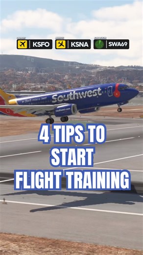4 tips to start Flight Lessons! #flightschool #flighttraining #pilot #msfs #flightsimulator