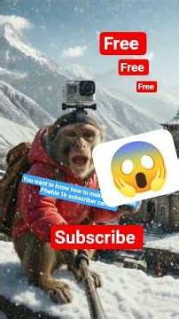 make this type animation for free 😱 100%free#monkeyvloger#tutoral