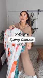 Amazon Spring Dresses part2! C0mment “LINKS” to receive direct link to your DMs to shop! #springoutfit #springdress #easterdress #CasualDress | just.jacsy