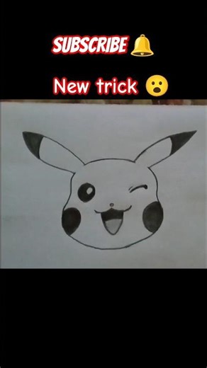 How to Draw Pikachu 😮 | Easy Pokémon Drawing #shorts #pokemon #howtodraw #pikachu
