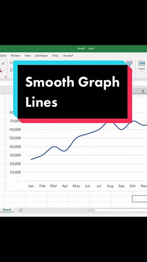 How to Smooth Graph Lines in Excel