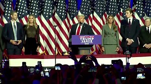 45K views · 1.2K reactions | Republican Donald Trump claims victory in the 2024 presidential contest after Fox News projected that he had defeated Democrat Kamala Harris, which would cap a stunning political comeback four years after he left the White House https://reut.rs/48C05lm | Reuters | Facebook