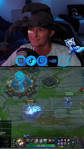 1 gegen 3 direkt am gegnerischen Nexus. 💀🔥 #leagueoflegends #heimerdinger #ez