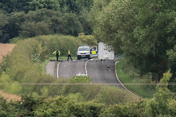 Pictures and video show scene after devastating crash killed six