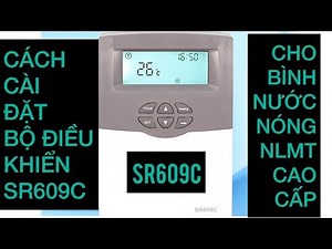 How to install the SR609C controller for a flat panel premium solar water heater.