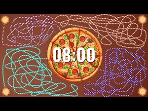 Timer For 8 Minutes - Bomb Timer (Pizza Countdown Explosion)