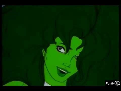 She Hulk farts while transforming