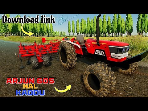 Mahindra Arjun 605 fs22 with download link 😨• Farming simulator 22 Indian Mod Challenge