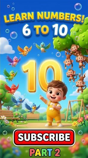 Learn Numbers 6 to 10! 🦁 Counting Adventure with Little Leo (Part 2) #numberfun #coolmath