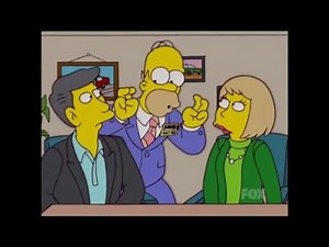 The Simpsons - Homer becomes a car salesman