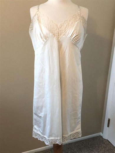 Full Slip, Wondermaid, Lace, off White, Nylon Tricot Antron, Size 40, Made in USA - Etsy