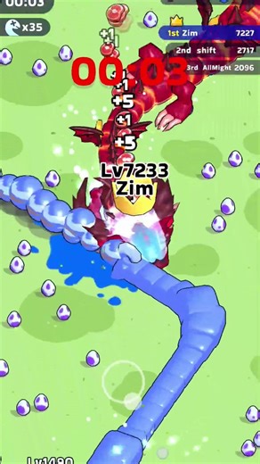 Boss 🤪 Game Over💪 New Record 🔥🔥🔥#snake #shorts #worms