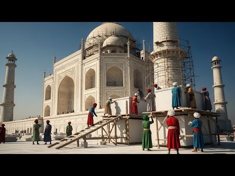 Inside the Construction of the Taj Mahal: A Monument of Love (Full Process)