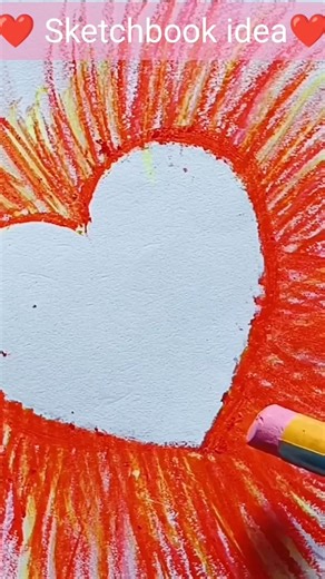 Beautiful Heart Shape Sketchbook ideas ❤️