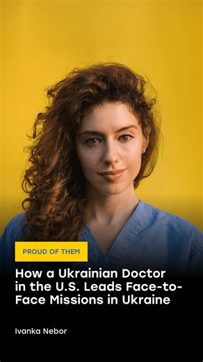 Yellow Blue on Instagram: "Ivanka Nebor @ivanka_nebor is an otolaryngologist in her third year of residency in New York State. Her hospital shifts can last up to 24 hours, combining intensive clinical work with surgery. Alongside her medical career in the U.S., Ivanka continues her long-term work in support of Ukraine. She has led the INgenius medical platform @ingenius_ua , and since 2022, has been organizing Face to Face humanitarian missions. These missions bring American medical teams to Ukr