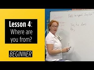 Mind Luster - Learn Beginner Levels Lesson 4 Where are you from