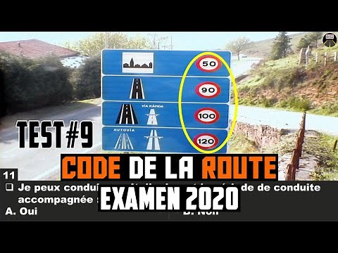40 question et réponse 😘 code de la route 2020 test contient des pièges #9 ‪@code_de_la_route‬