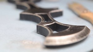 Bill covers some basic 3D printing clean-up and finishing techniques with this simple Batarang! Take a look: https://www.punishedprops.com/2015/11/10/prop-3d-batarang/ | Punished Props Academy