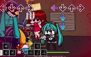 Friday Night Funkin' - Ballistic 困难模式2 MISS通关（附带控制显示）