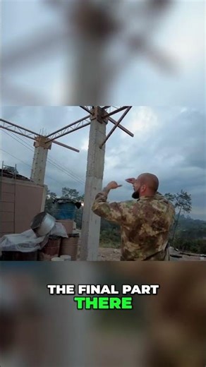 Building Big: Garage, Security & Solid Columns! #shorts