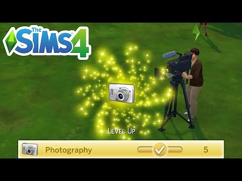How To Max Photography Skill Cheat (Level Up Skills Cheats) - The Sims 4
