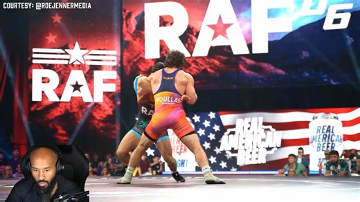 “阿尔曼出局！”|阿尔曼·萨鲁基安与乔治·普拉斯的比赛以在真正的美国自由式摔跤赛（RAF）上发生斗殴告终！