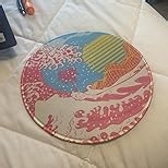 Mouse Pad for Desk, Small Cute Mousepad with Non-Slip Base, Round Mouse Pads for Wireless Mouse Laptop Gaming, Computer Mouse Mat for Home Office Travel Desk Accessories