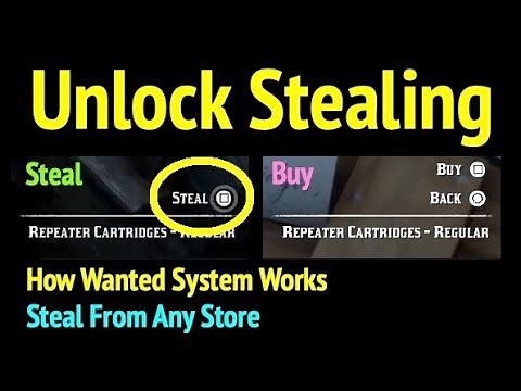 How to Steal From Stores in Red Dead Redemption 2 (RDR2): How the Wanted Level System Works