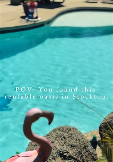 Backyard pool rentals are real. Book this private escape in Stockton on Swimply. Link in bio. @Swimply We’re located in Stockton, California in a quiet, peaceful neighborhood with plenty of parking for your guests. Your booking includes seating for up to 50 people, a private backyard restroom with a shower, and a beautiful tropical backyard vibe perfect for pool parties, birthdays, and summer gatherings. We’re not open just yet, but we are accepting advance bookings now for those busy summer day