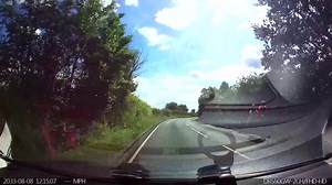 A car dangerously pulls out to overtake a cyclist | Dash Cam UK