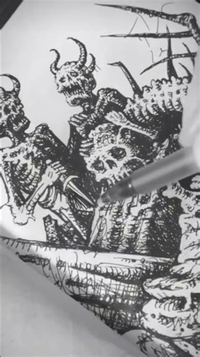 Horror creepy sketches || hooror arts made by artfullworld || creepy drawing #horror #horrorart #art