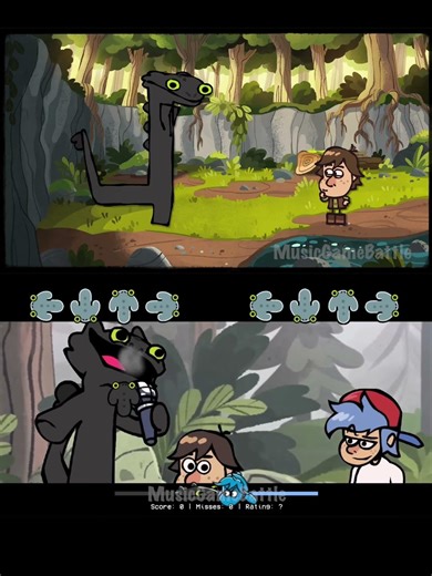 Toothless Dance Meme Mod - How To Train Your Dragon Recap Cartoon - Friday Night Funkin' Game