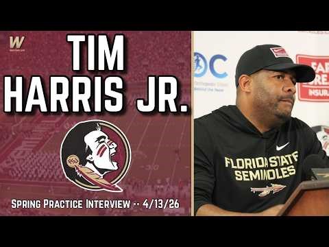 Tim Harris Spring Practice Interview 4-13-26 | FSU Football | Florida State Football | Warchant TV
