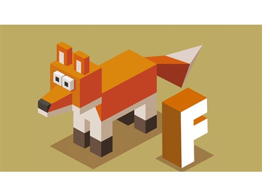 动物积木:狐狸 Animal Blocks-Fox