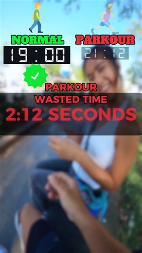 NORMAL VS PARKOUR POV 🤧⌛️