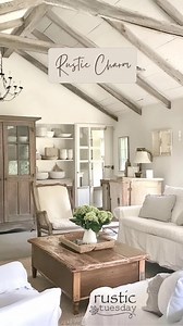 5.4K views · 142 reactions | Whites and woods are oh, so charming... #rusticdecor #frenchcountry #FarmhouseStyle #vintagestyle #rustictuesday | 횛횞횜횝횒회 횝횞횎횜획횊횢 | Facebook