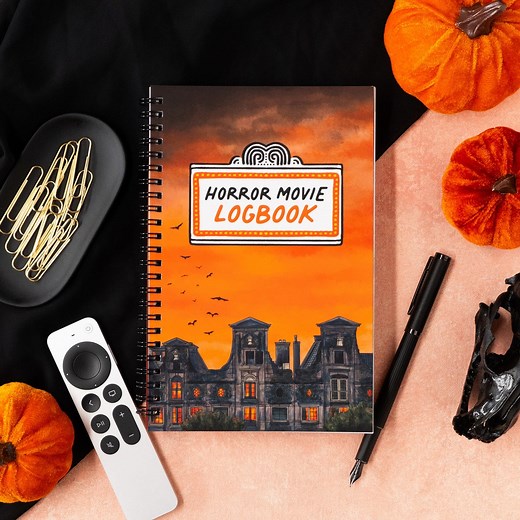 Horror Movie Logbook: Scary Movie Tracker for Reviews and Journaling, Featuring Hand-drawn Artwork | Handmade Notebook 5.5x8.5" - Etsy