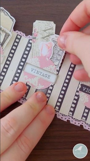 How to Make a Pop Up Pocket! 🤍 Junk Journal Decorating! #junkjournal #journalwithme #artjournal