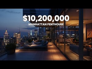 Inside a $10,200,000 Manhattan Penthouse | NYC Luxury Living