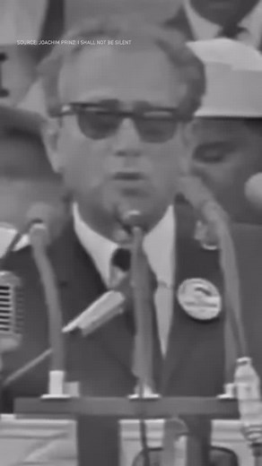 #OTD: Rabbi Joachim Prinz spoke right before Dr. Martin Luther King Jr. during the historic March on Washington in 1963, calling for all Americans to not be silent in the face of hate. In 1937, Rabbi Prinz was expelled from Germany and became a strong civil rights advocate and leader in the United States. #StandUpToJewishHate #🟦 | Stand Up to Jewish Hate