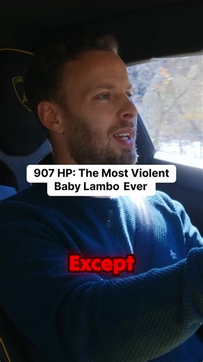 Did Lamborghini actually lose their minds? That entry-level machine is packing a frankly ridiculous 907 horsepower. The acceleration experience is described as utterly *violent* and wild, reportedly feeling much quicker than any Huracan driven before it. Imagine the pure chaos of an upshift while going fast through a corner, completely upsetting the car's delicate balance! With the rear wheels getting absolutely the most of that power, this beast is bordering on a little bit scary. 🤯🚗💨 #Lambo