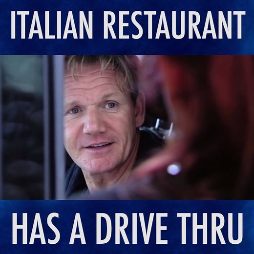 1.1M views · 1.4K reactions | Gordon gets a very small 'Soup Of The Day' from an Italian restaurant's DRIVE THRU!? | Ramsay's Kitchen Nightmares | Facebook