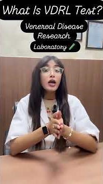 What Is VDRL Test???